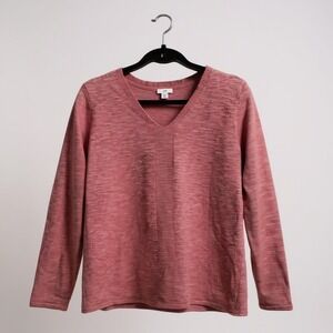 J. Jill light pink v-neck sweater Petite Small‎